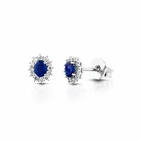Orecchini Lelune Donna LELUNE DIAMONDS in Oro bianco Zaffiro 0.48 Ct LDEAZB48017 - LDEAZB48017